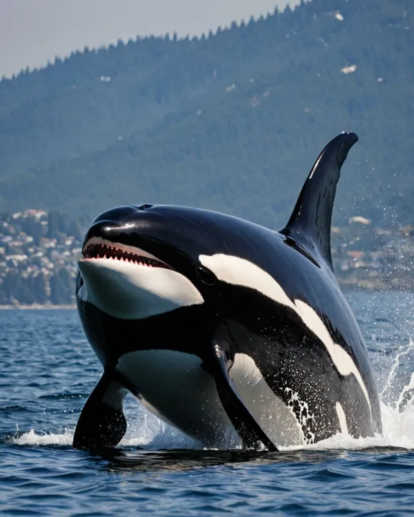 Dynamic, Powerful, Majestic, Breaching
