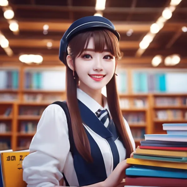 Warm Scholarly Smile
