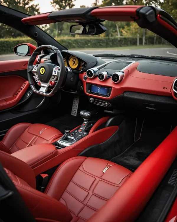 Luxurious Red Interior
