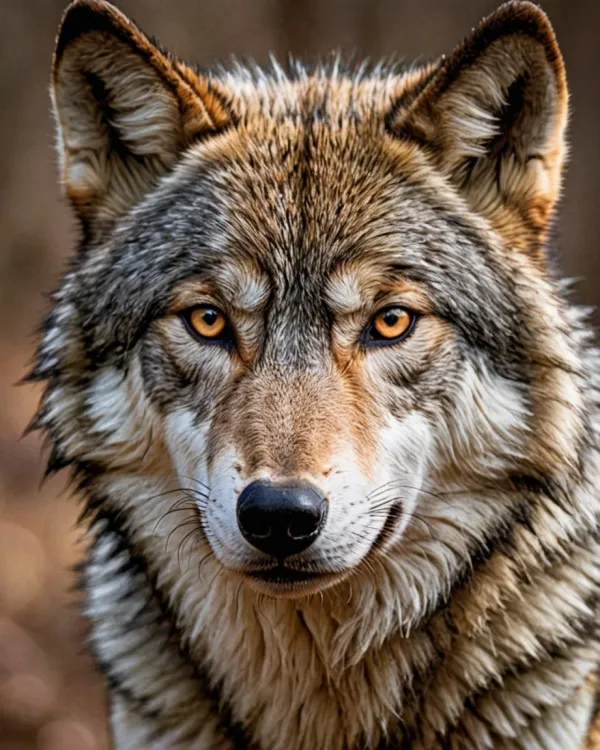 Intense Captivating Wild Focus