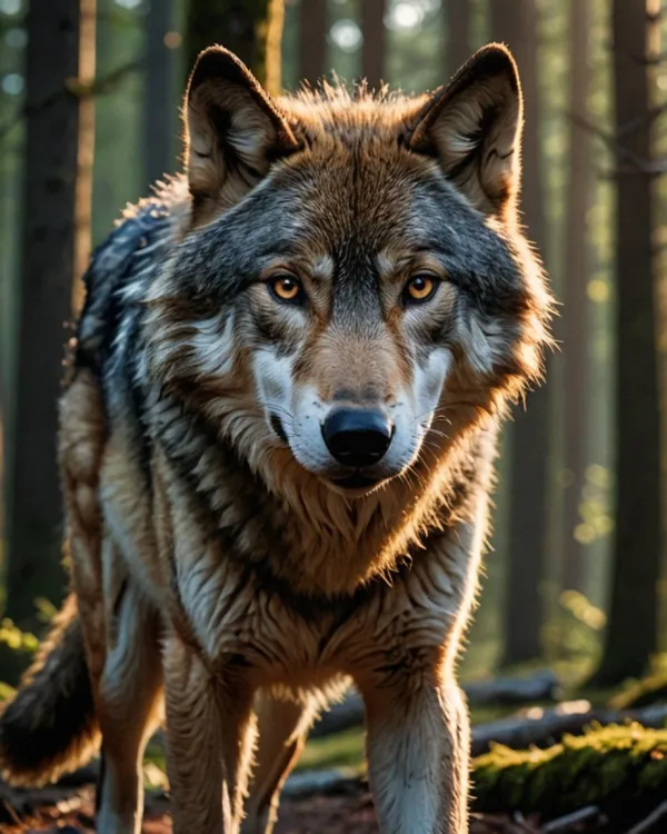 Intense Wolf Stare