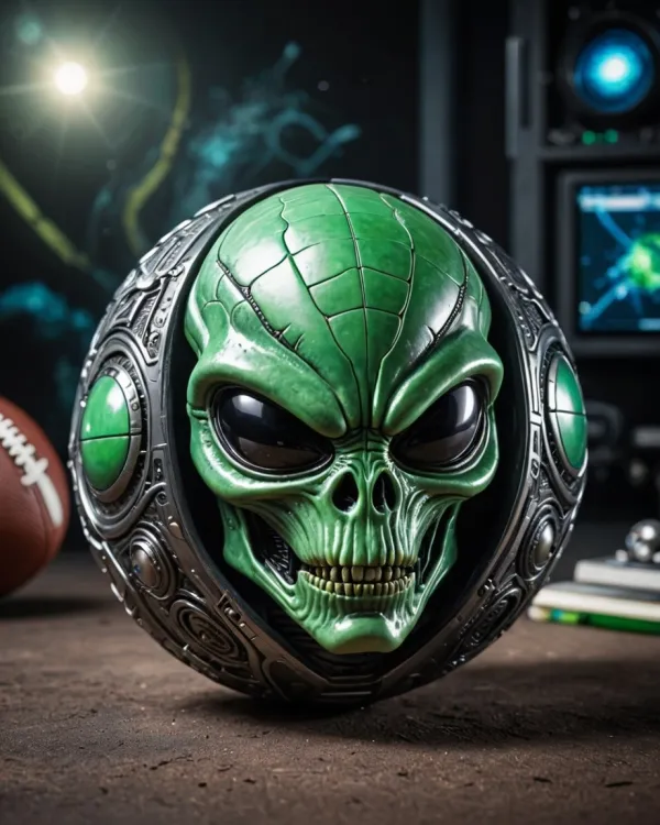 Ominous Alien Skull