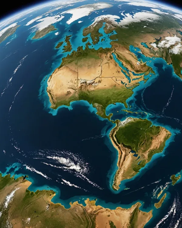 Majestic Blue Planet