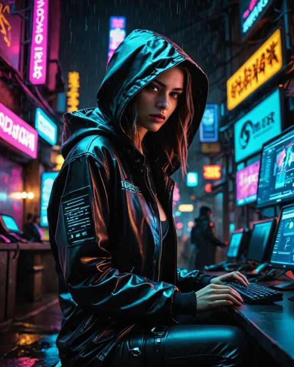 Neon Hacker Focus