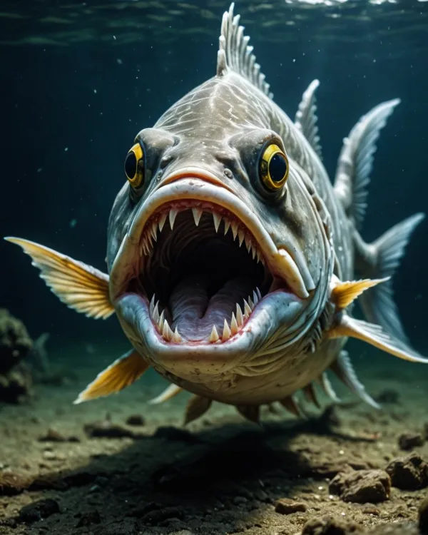 Intense Predator Close-Up