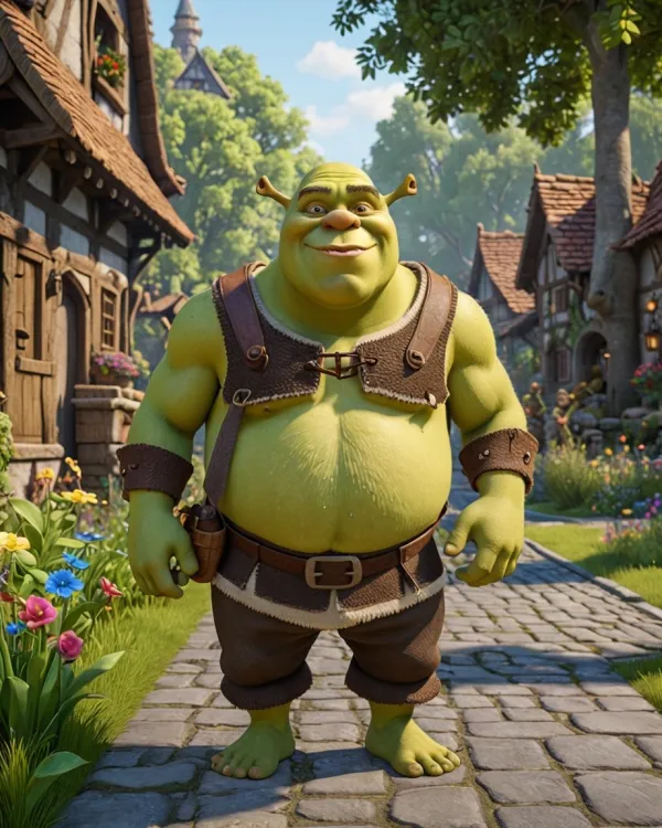 Cheerful Green Ogre