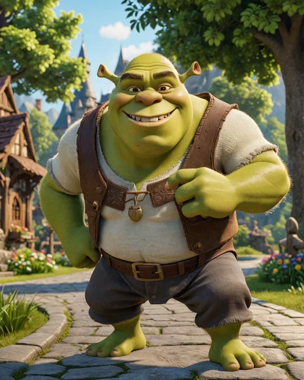 Cheerful Green Ogre
