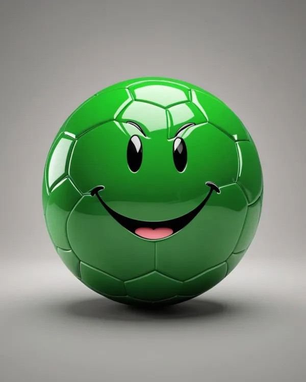 Joyful Playful Green Ball