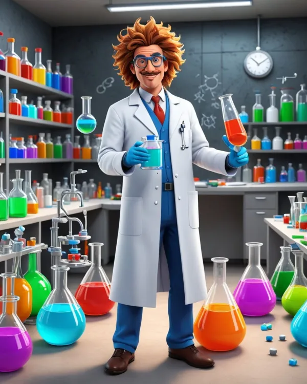 Playful Mad Scientist Lab