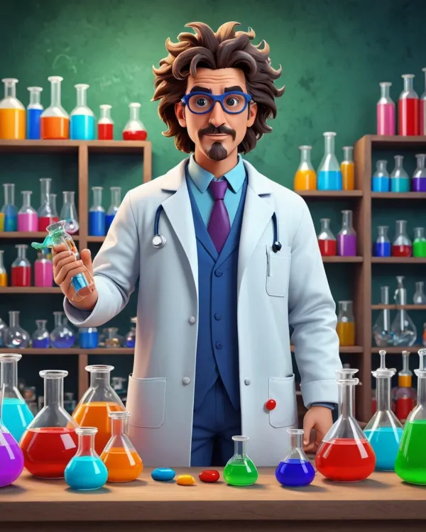 Playful Mad Scientist