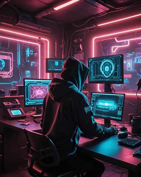 Mysterious Hacker Neon