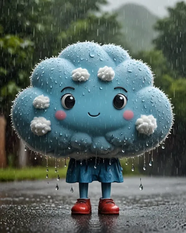 Cheerful Rainy Cloud