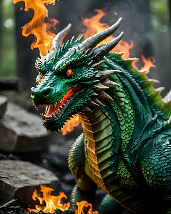 Powerful Mystical Dragon