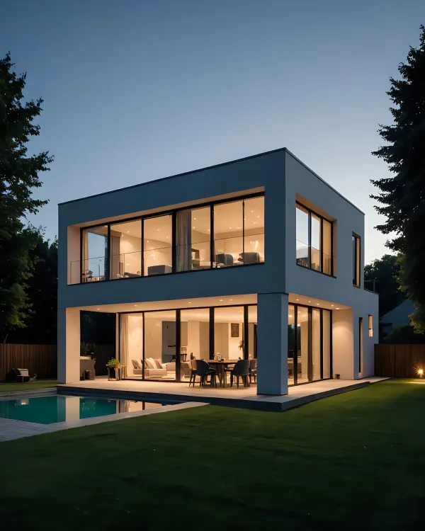Calm Evening House