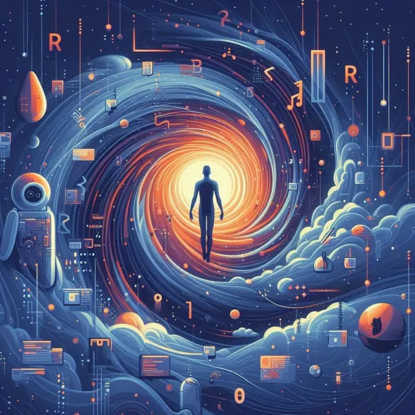 Luminous Cosmic Vortex