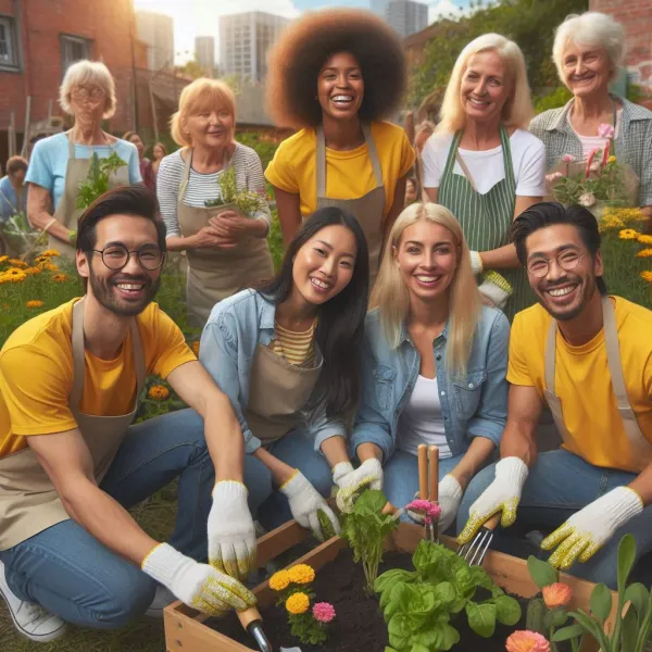 Joyful Community Gardening