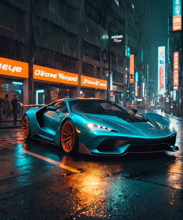 Atmospheric Neon Sleek Moody Dynamic