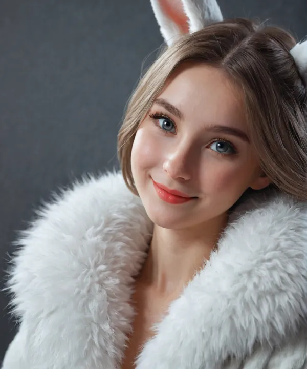 Soft Bunny Smile