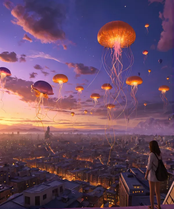 Surreal Serenity Awe