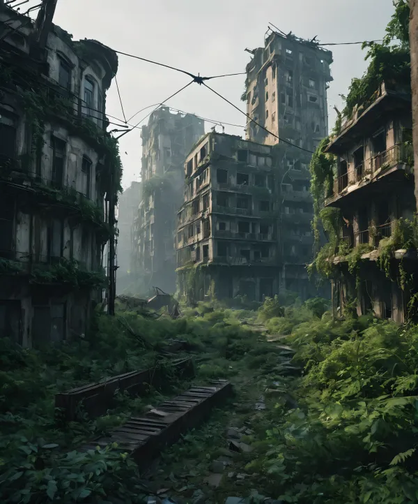 Overgrown Ruins Melancholy