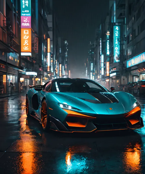 Moody Futuristic Neon