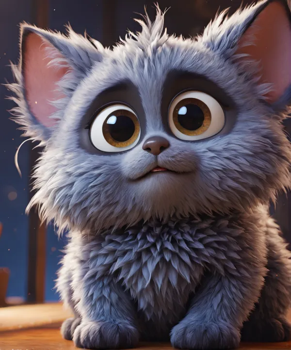 Cute Fluffy Fantasy Creature