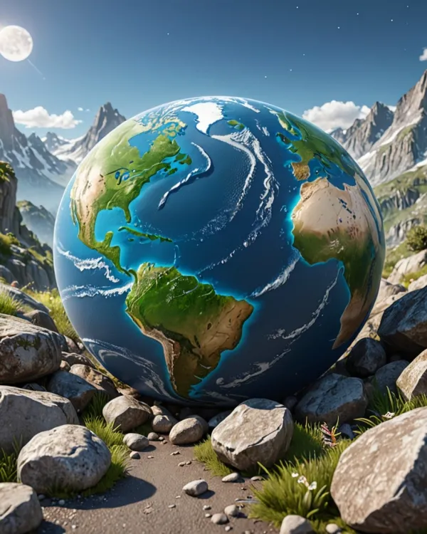 Serene Surreal Earth