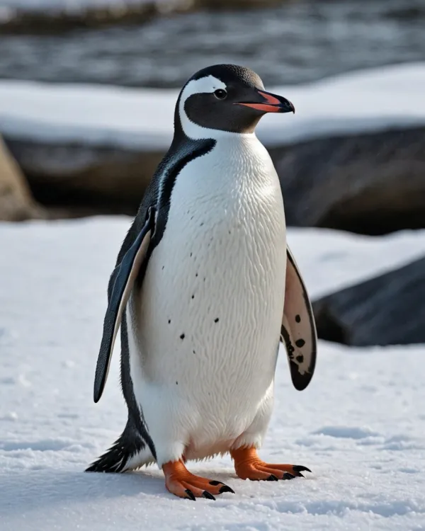 Serene Penguin Portrait