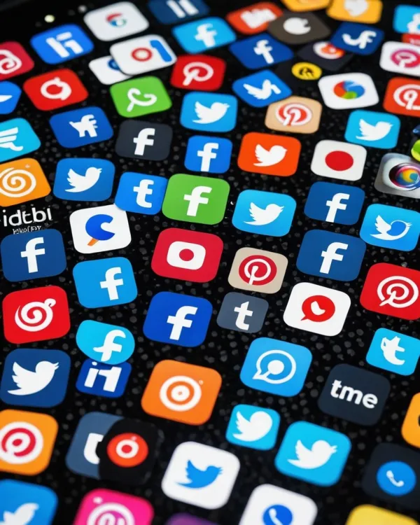 Vibrant App Icon Collage