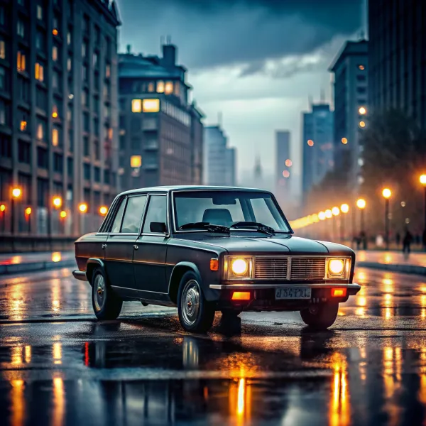 Moody Night City Drive
