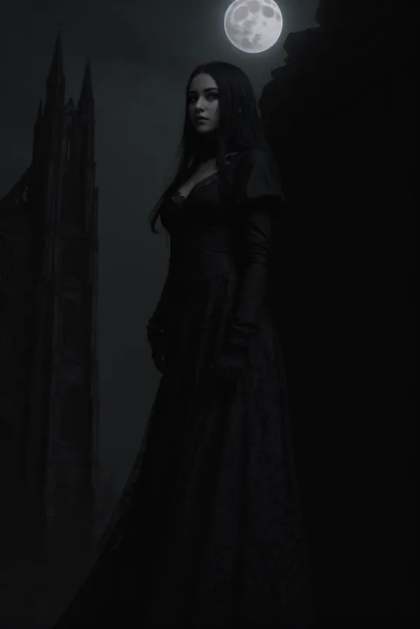 Mysterious Moonlit Gothic