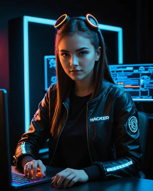 Intense Mysterious Hacker