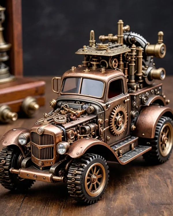 Intricate Steampunk Machinery