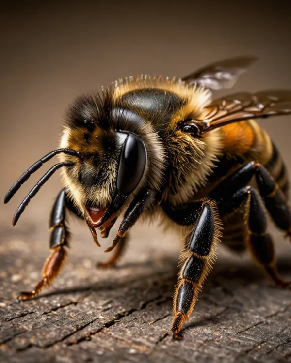 Intricate Bee Macro Detail