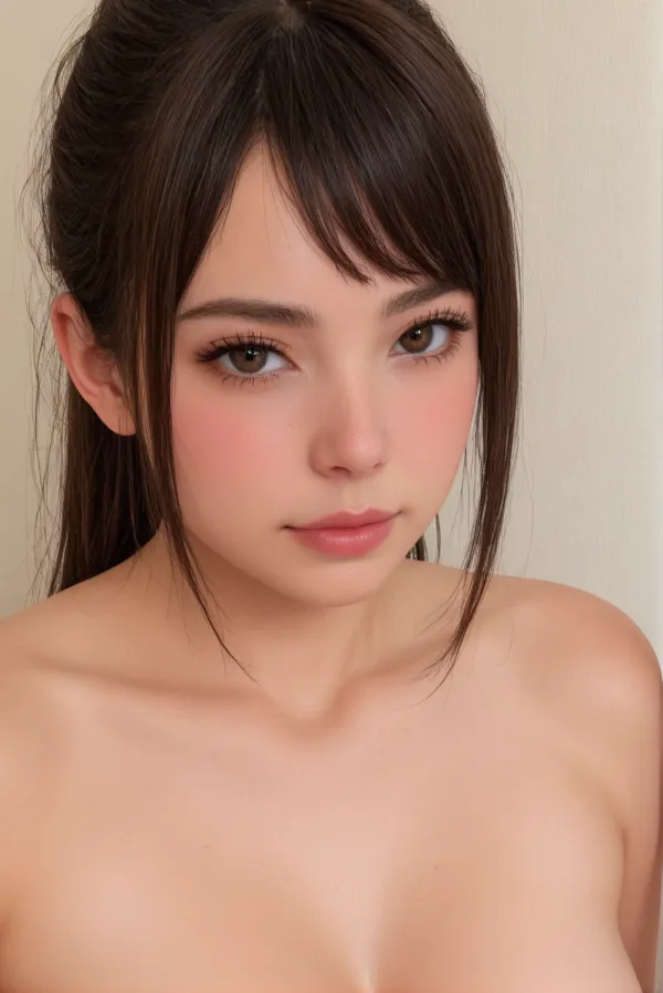 Serene Contemplative Beauty