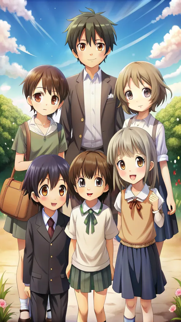 Cheerful Family Portrait