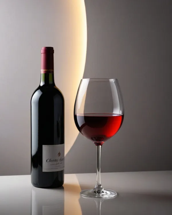 Elegant Wine Still Life