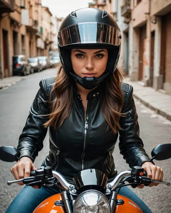 Confident Urban Rider