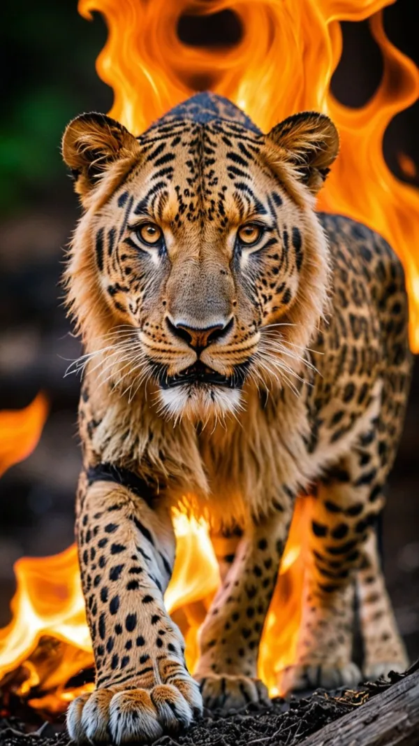Fierce Blazing Predator