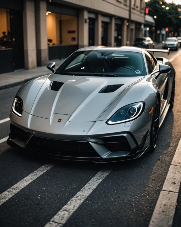 Sleek Silver Speed