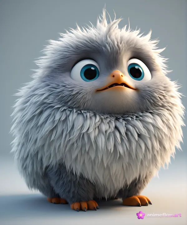 Cute Fluffy Bird