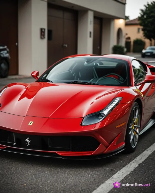 Sleek Red Elegance