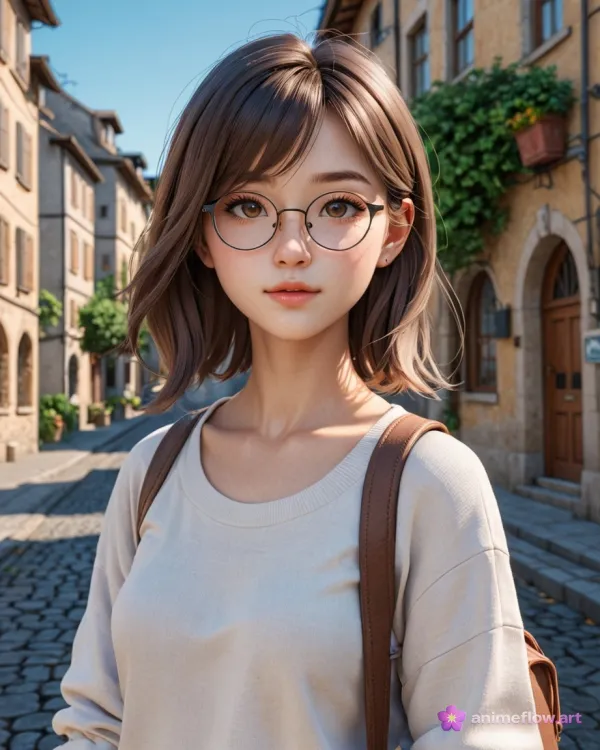 Warm Gentle Inviting Portrait