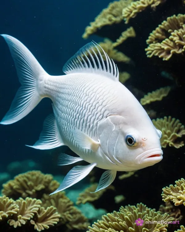 Serene Underwater Fish Portrait