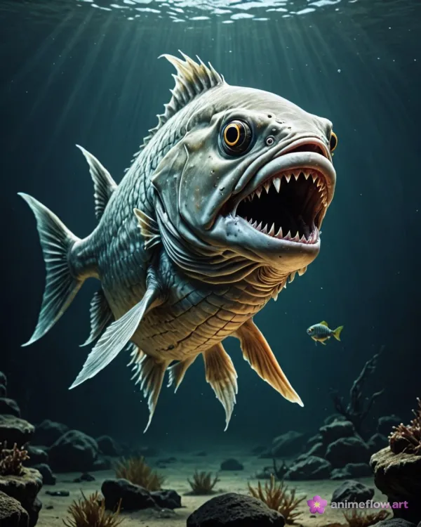 Menacing Deep Sea Predator