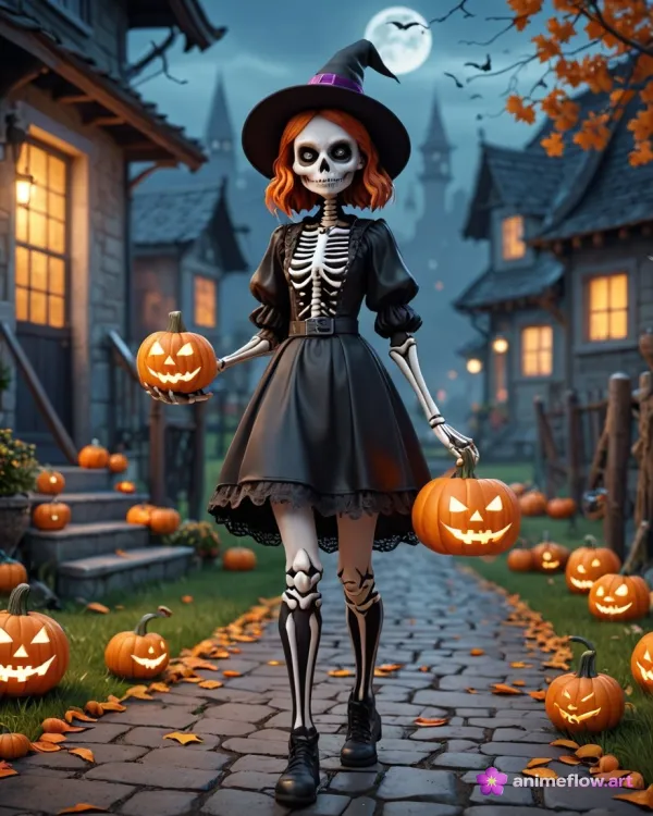 Spooky Whimsical Halloween Night
