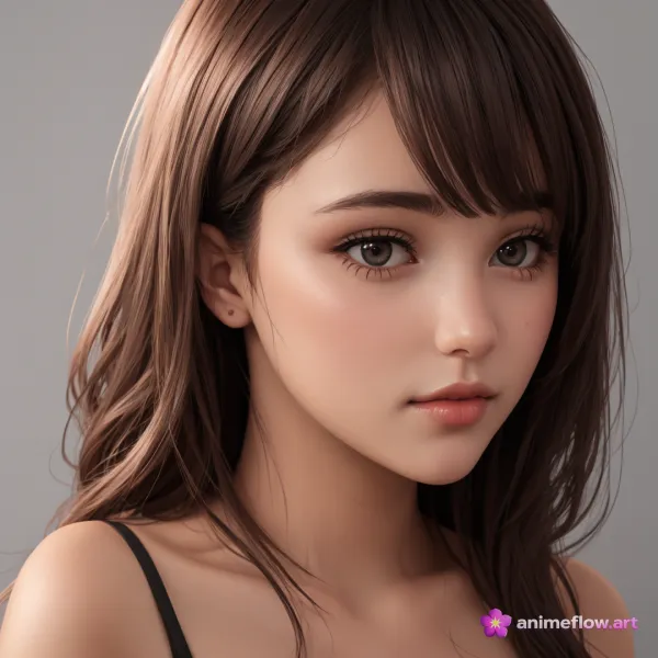 Soft Contemplative Beauty