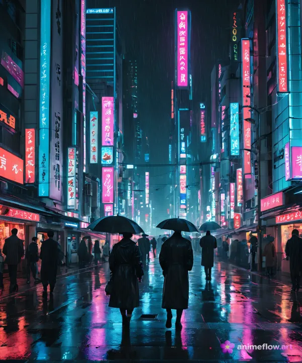 Neon Rain Mystery
