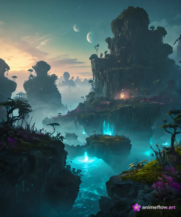 Mystical Alien Landscape