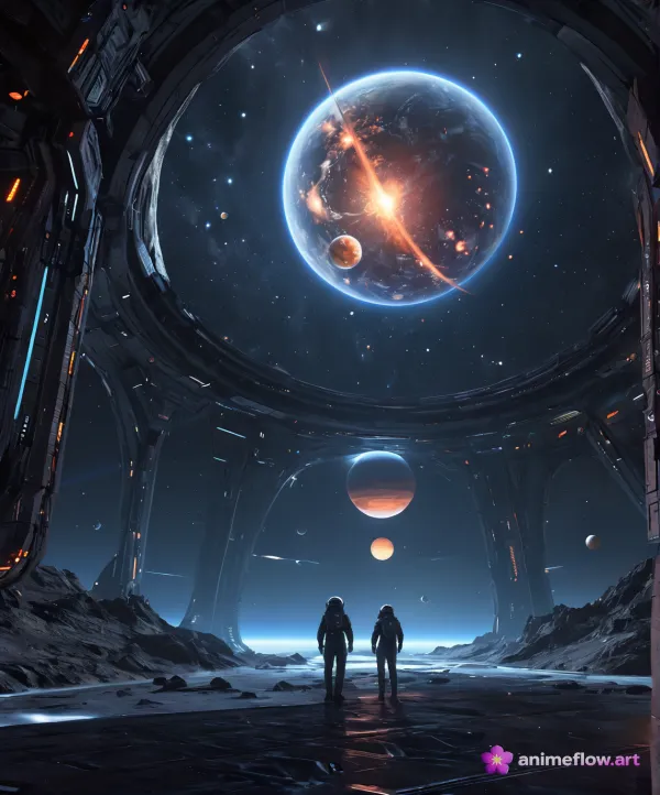 Mysterious Cosmic Journey